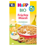 HiPP BIO od pokoleń, musli banany-jabłka-śliwki, od 10 miesiąca, 200 g USZKODZONE OPAKOWANIE - miniaturka zdjęcia produktu