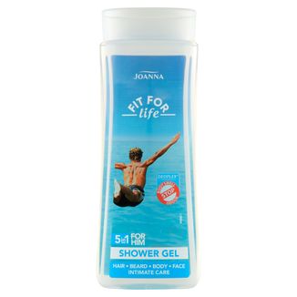 Joanna Fit for Life, żel pod prysznic dla mężczyzn 5w1, 300 ml - zdjęcie produktu