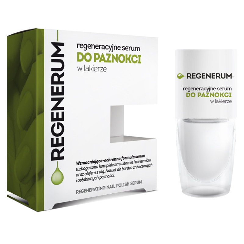 Regenerum Regenerum, regeneracyjne serum do paznokci w lakierze, 8 ml