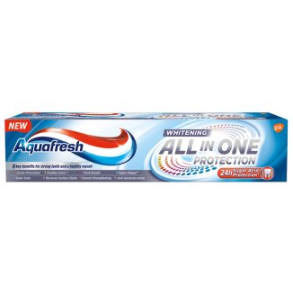 Aquafresh, All In One Protection, pasta do zębów, Whitening, 100 ml - zdjęcie produktu