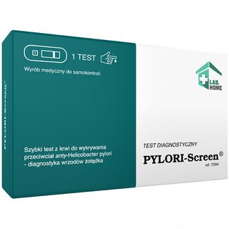 Pylori-Screen, szybki test do wykrywania przeciwciał przeciwko Helicobacter pylori, 1 sztuka - zdjęcie produktu