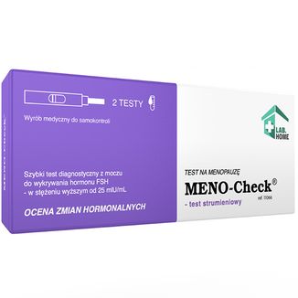 LabHome Test Meno-Check, test na menopauzę, ocena zmian hormonalnych, 2 sztuki - zdjęcie produktu