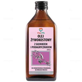 MyVita, olej żywokostowy z gojnikiem i podagrycznikiem, na obolałe miejsca, 250 ml - zdjęcie produktu