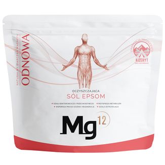 Mg12 Odnowa, oczyszczająca sól Epsom, kizeryt, 4 kg Mg12 Odnowa, oczyszczająca sól Epsom, kizeryt, 4 kg - zdjęcie produktu