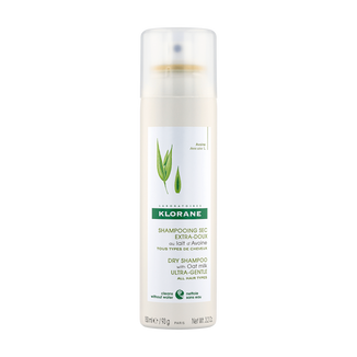 Klorane, ultrałagodny suchy szampon z mleczkiem z owsa do wszystkich rodzajów włosów, 150 ml - zdjęcie produktu