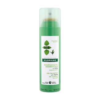 Klorane, seboregulujący suchy szampon z wyciągiem z pokrzywy do włosów tłustych i przetłuszczająych się, 150 ml - zdjęcie produktu