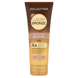 Kolastyna Luxury Bronze, balsam brązujący do ciała, jasna karnacja, 200 ml - zdjęcie produktu