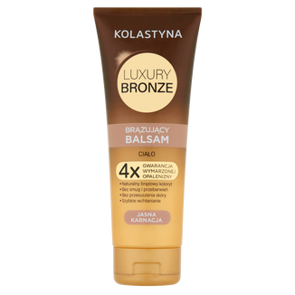 Kolastyna Luxury Bronze, balsam brązujący do ciała, jasna karnacja, 200 ml - zdjęcie produktu