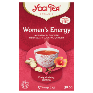 Yogi Tea Women's Energy, herbatka dla kobiet, energia, BIO, 1,8 g x 17 saszetek USZKODZONE OPAKOWANIE - zdjęcie produktu
