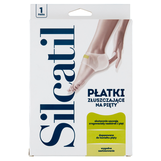 Silcatil, płatki złuszczające na pięty, 1 para KRÓTKA DATA - zdjęcie produktu