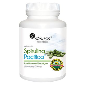 Aliness Spirulina Pacyfica, 180 tabletek - zdjęcie produktu
