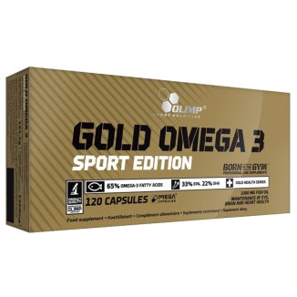 Olimp Gold Omega 3 Sport Edition, 120 kapsułek USZKODZONE OPAKOWANIE - zdjęcie produktu