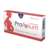 Profolium, kwas foliowy 400 µg, 30 kapsułek USZKODZONE OPAKOWANIE - miniaturka zdjęcia produktu