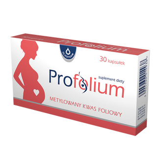 Profolium, kwas foliowy 400 µg, 30 kapsułek USZKODZONE OPAKOWANIE Profolium, kwas foliowy 400 µg, 30 kapsułek USZKODZONE OPAKOWANIE - zdjęcie produktu