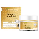 Bielenda Kuracja Młodości, naprawczy krem przeciwzmarszczkowy 80 +, na dzień i noc, 50 ml - miniaturka zdjęcia produktu