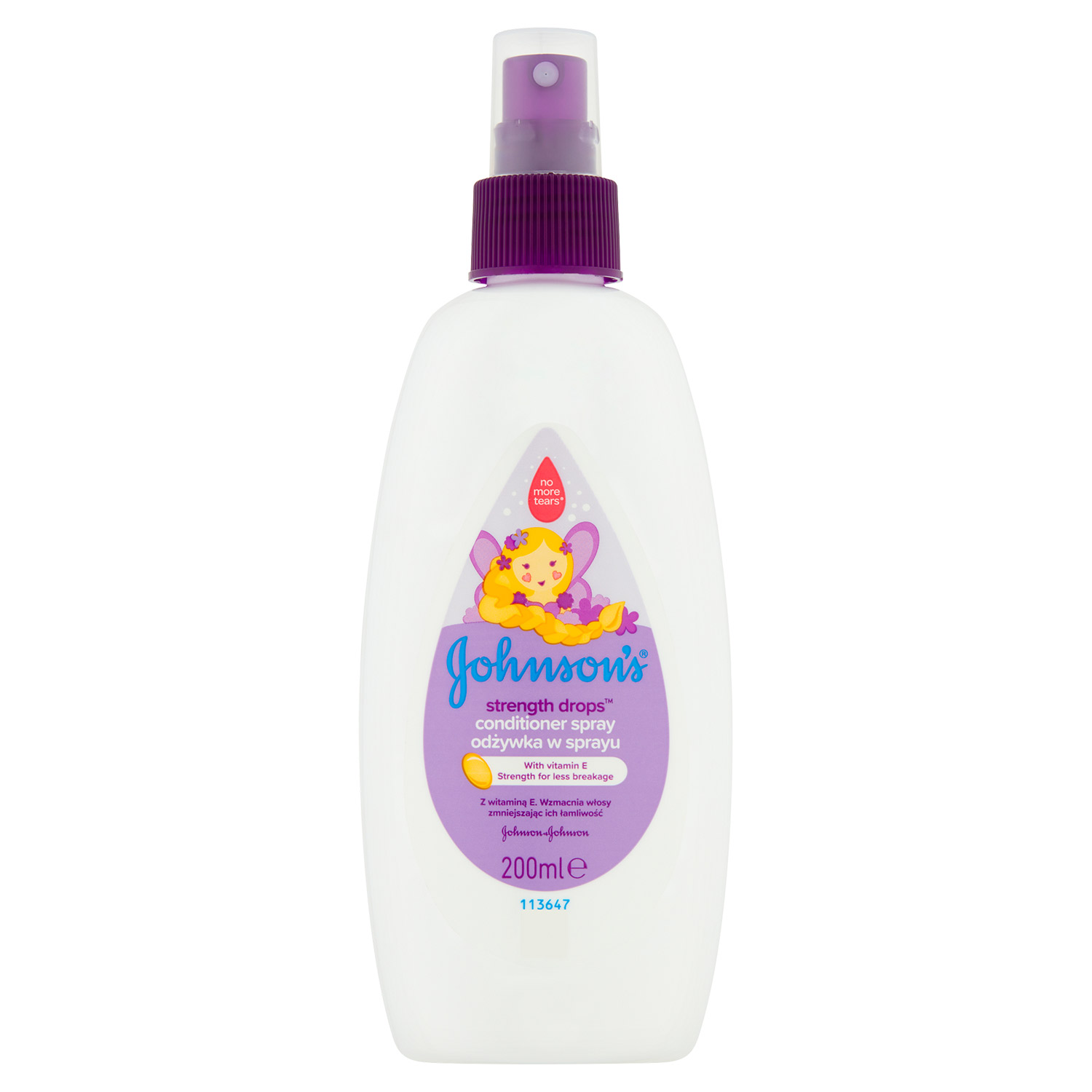 Johnson's Baby Johnson's baby, Strenght drops, odżywka do włosów dla dzieci w sprayu, bez spłukiwania, 200 ml — Składniki i ocena