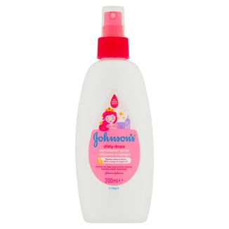 Johnson's baby, Shiny drops, odżywka do włosów dla dzieci w sprayu, 200 ml - zdjęcie produktu