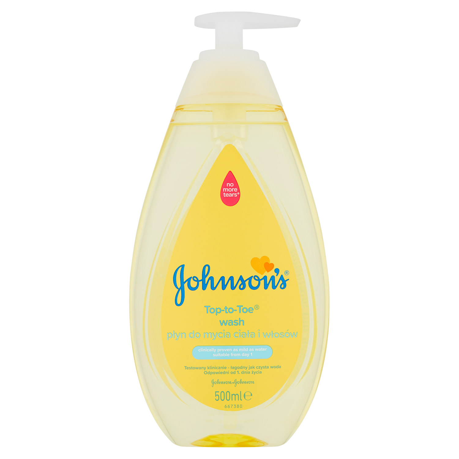 Johnson's Baby Johnson's baby, Top-to-toe, Lotion zur Körperreinigung und Haar, 500 ml — Inhaltsstoffe und Bewertung