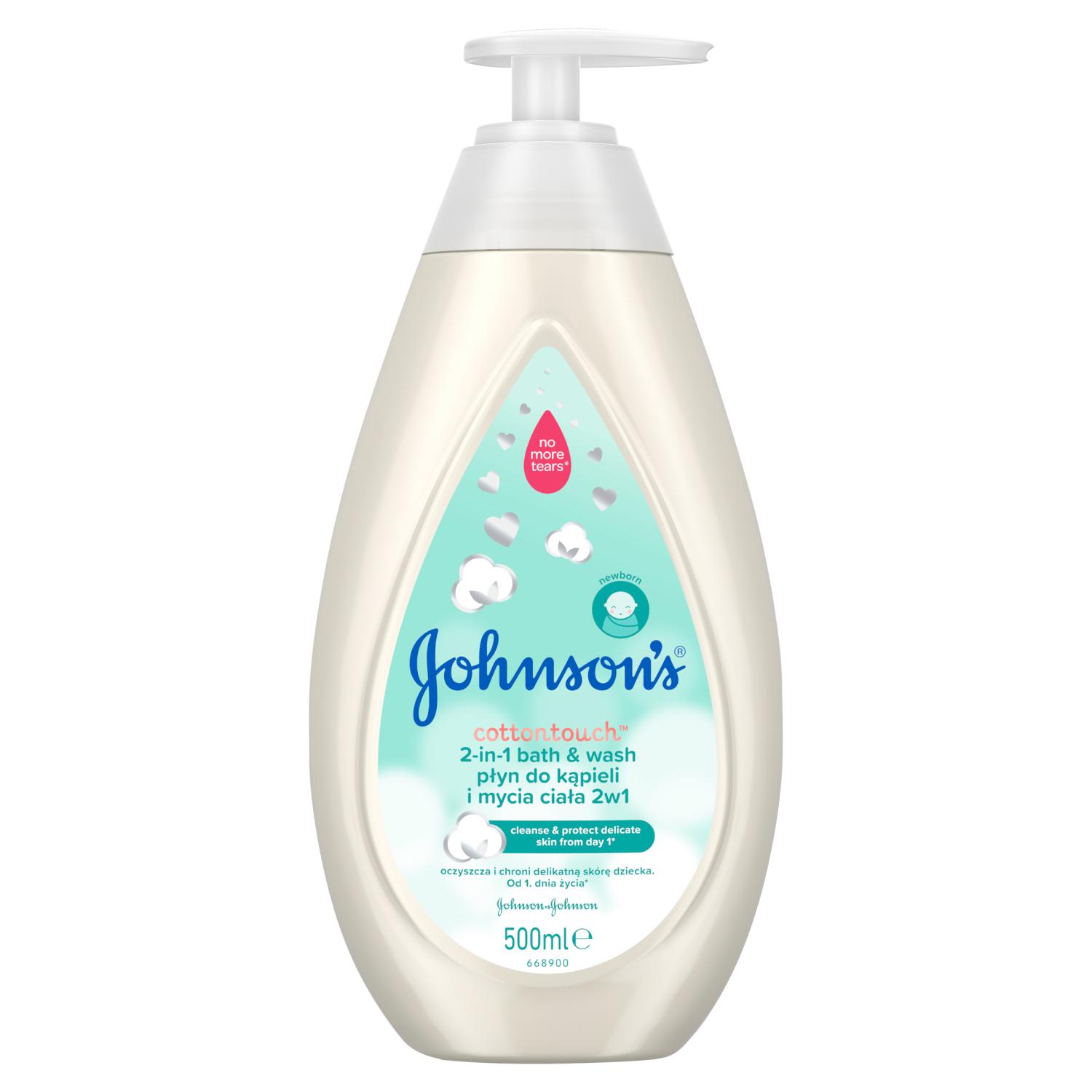 Johnson s Baby Cotton Touch p yn do k pieli i mycia cia a 2w1 od 1 dnia ycia 500 ml cena Gemini