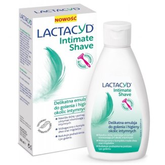 Lactacyd Intimate Shave, delikatna emulsja do golenia i higieny okolic intymnych, 200 ml - zdjęcie produktu