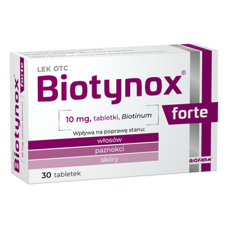 Biotynox Forte 10 mg, 30 tabletek KRÓTKA DATA - zdjęcie produktu