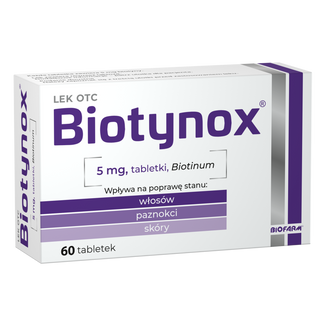 Biotynox 5 mg, 60 tabletek KRÓTKA DATA - zdjęcie produktu