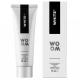 Woom, White +, antybakteryjna wybielająca pasta do zębów, 75 ml - miniaturka zdjęcia produktu