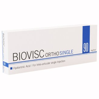 Biovisc Ortho, 90 mg/ 3 ml, roztwór do iniekcji, 3 ml x 1 ampułkostrzykawka - zdjęcie produktu