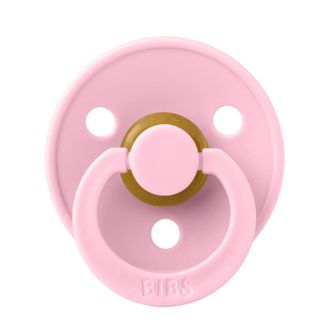 Bibs Colour, smoczek uspokajający, kauczukowy, Baby Pink, rozmiar S, od urodzenia, 1 sztuka - zdjęcie produktu
