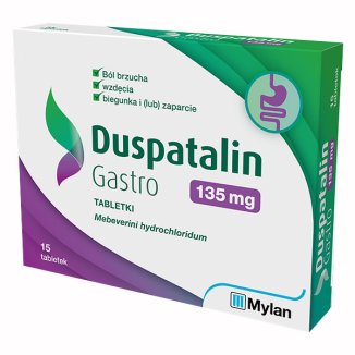 Duspatalin Gastro 135 mg, 15 tabletek - zdjęcie produktu