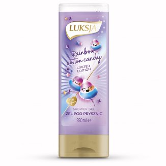 Luksja Fun Fragrance, żel pod prysznic, Rainbow Cotton Candy, 250 ml - zdjęcie produktu