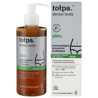 Tołpa Dermo Body Slim, wyszczuplający koncentrat modelujący, 250 ml USZKODZONE OPAKOWANIE - zdjęcie produktu