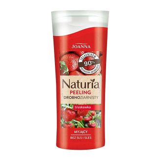 Joanna Naturia, peeling drobnoziarnisty, truskawka, 100 ml - zdjęcie produktu