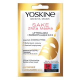 Yoskine Geisha Mask Sake, złota maska na tkaninie, liftingująca i rozświetlająca S.O.S, 20 ml - miniaturka zdjęcia produktu