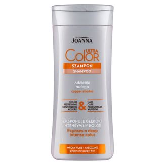 Joanna Ultra Color, szampon do włosów rudych i miedzianych, 200 ml - zdjęcie produktu