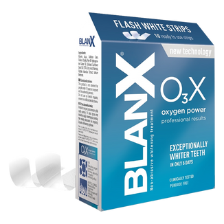 BlanX O3X, wybielające paski do zębów, z aktywnym tlenem, 10 sztuk - zdjęcie produktu