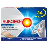 Nurofen Mięśnie i Stawy 200 mg, plaster leczniczy, 4 sztuki USZKODZONE OPAKOWANIE - miniaturka zdjęcia produktu