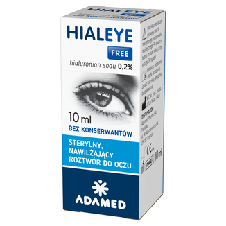 Hialeye Free 0,2%, nawilżające krople do oczu, 10 ml - zdjęcie produktu