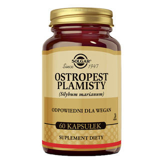 Solgar Ostropest Plamisty, 60 kapsułek KRÓTKA DATA - zdjęcie produktu