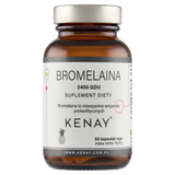 Kenay Bromelaina 2400 GDU, 60 kapsułek - miniaturka zdjęcia produktu