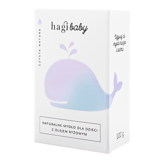 Hagi Baby, Naturalne Mydło dla dzieci z olejem ryżowym, 100 g - zdjęcie produktu