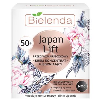 Bielenda Japan Lift 50+, krem koncentrat ujędrniający na noc, przeciwzmarszczkowy, 50 ml - zdjęcie produktu