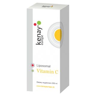 Kenay Liposomal Vitamin C, witamina C 1000 mg, smak pomarańczowy, 250 ml - zdjęcie produktu