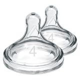 Dr Brown's Options+, silikonowy smoczek do butelki z szeroką szyjką, poziom 4, od 9 miesiąca, 2 sztuki - miniaturka zdjęcia produktu