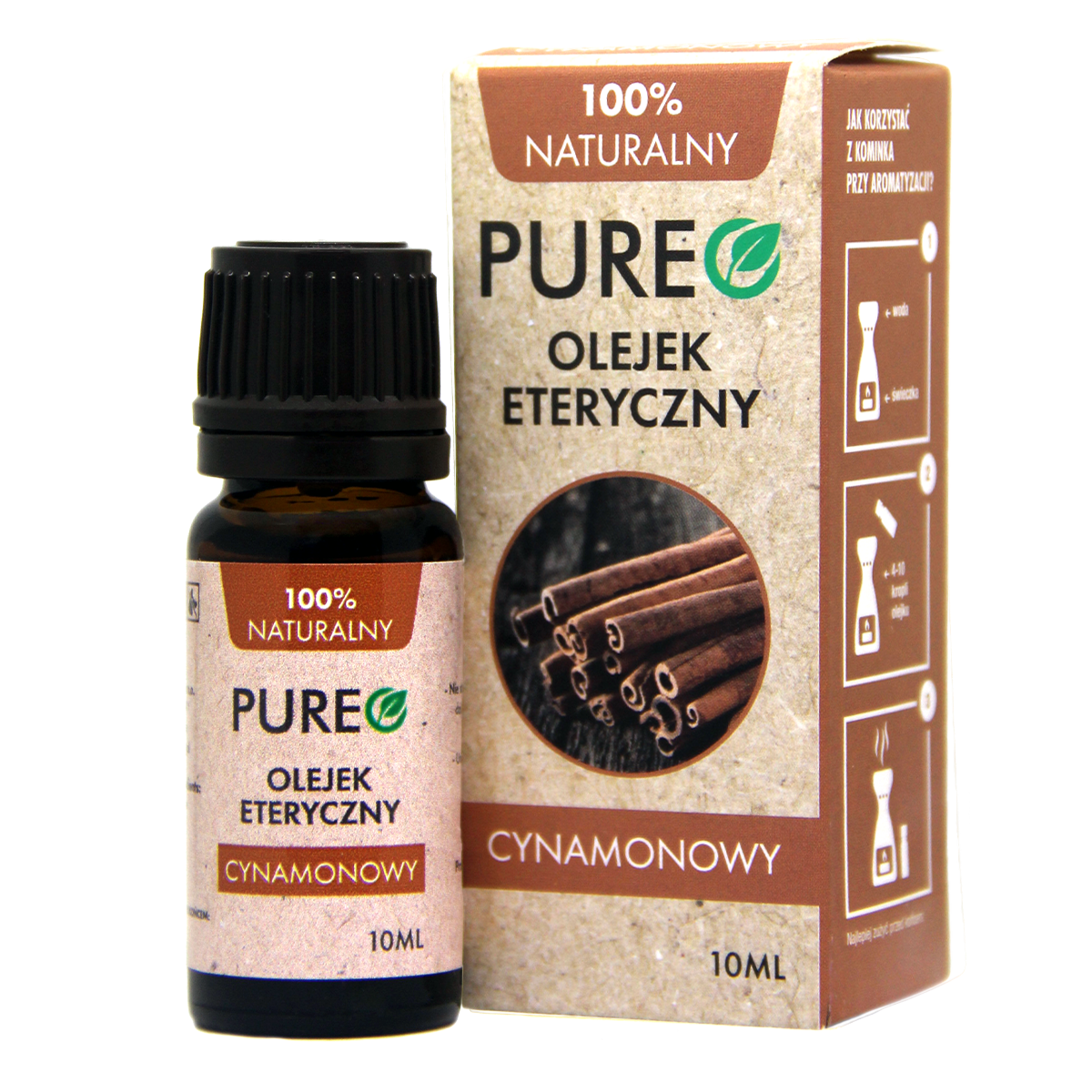 Pureo Pureo, olejek eteryczny cynamonowy, 10 ml — Inhaltsstoffe und Bewertung