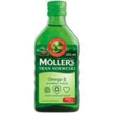 Moller's Tran Norweski, powyżej 3 lat, aromat jabłkowy, 250 ml - miniaturka zdjęcia produktu
