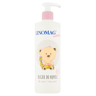 Linomag Emolienty, olejek do kąpieli dla dzieci i niemowląt od 1 miesiąca, 400 ml - zdjęcie produktu