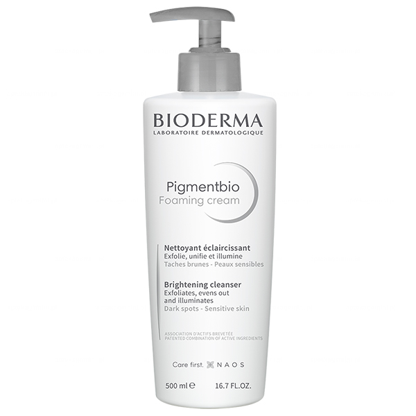 Bioderma Bioderma Pigmentbio Foaming Cream, kremowy żel oczyszczający, bez mydła, 500 ml