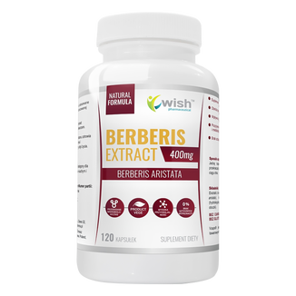 Wish Berberis Extract 400 mg, 120 kapsułek - zdjęcie produktu