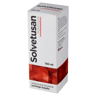 Solvetusan 60 mg/ 10 ml, syrop, 150 ml USZKODZONE OPAKOWANIE - zdjęcie produktu